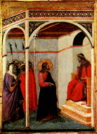 Christ Before Pilate Pietro Lorenzetti ca. 1330